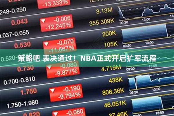 策略吧 表决通过!NBA正式开启扩军流程